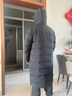 李寧（LI-NING）羽絨服男長(cháng)款冬季新款保暖加絨加厚羽絨外套連帽防風(fēng)過(guò)膝運動(dòng)服男 曬單實(shí)拍圖