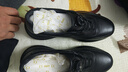 零度Zero商務(wù)真皮時(shí)尚休閑男鞋26新款軟底緩震防滑舒適徒步鞋 黑色 42 曬單實(shí)拍圖