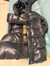 高梵黑金鵝絨服先鋒4.0六格男女同款中長(cháng)款冬季羽絨服外套 黑色 M 曬單實(shí)拍圖