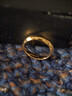 六福珠寶足金泥鰍背寬面黃金戒指男女款素圈戒指實(shí)心單只 計價(jià) F63G0004DS 13號-6.47克(含工費531元) 曬單實(shí)拍圖
