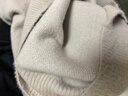 貓人套頭毛衣男秋冬中青年休閑寬松圓領(lǐng)潮流休閑保暖針織衫  卡其 XL 曬單實(shí)拍圖