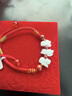 曼麗翠翡翠馬狗虎三合生肖朱砂護身符轉運騏驥紅繩手鏈附證書(shū) 曬單實(shí)拍圖