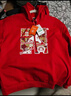 安踏（ANTA）樊振東同款丨好事發(fā)生馬年新年戰袍加絨衛衣男女情侶騏驥紅色長(cháng)T 【萬(wàn)事OK】濃郁紅8713-2 [本命年配色-加絨保暖] M 曬單實(shí)拍圖