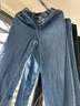優(yōu)衣庫童裝男童女童寬松直筒牛仔長(cháng)褲水洗產(chǎn)品闊腿483503 478128 483503/65寶藍色 160 曬單實(shí)拍圖