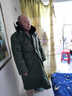 淇絲蔓防水免洗軍棉大衣長(cháng)款過(guò)膝冬季冷庫棉服活里活面可拆卸特厚 長(cháng)款純綠過(guò)膝棉大衣 特厚 XL 特大號適合180-200斤穿 曬單實(shí)拍圖