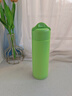 隨手塑玻杯手機支架玻璃杯防燙泡茶杯子簡(jiǎn)約辦公防摔便攜式水杯 綠色 400ml 曬單實(shí)拍圖