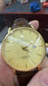 瑞士原裝正品進(jìn)口全自動(dòng)機械表超薄防水夜光輕奢時(shí)尚流行男士手表 間金金面-加強升級版【送原裝皮帶】 40mm 曬單實(shí)拍圖