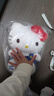 嬰果小島正版hellokitty玩偶娃娃兒童哈嘍KT貓毛絨公仔女生生日禮物過(guò)新年 正版-寶藍色（白） 33cm 曬單實(shí)拍圖