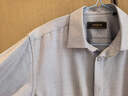 雅戈爾（YOUNGOR）【50%綿羊毛可機洗】25秋冬新商務(wù)休閑長(cháng)袖襯衫男 淺藍素色 40 曬單實(shí)拍圖