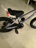 優(yōu)貝（RoyalBaby）易騎兒童自行車(chē)單車(chē)學(xué)生腳踏車(chē)男女通用童車(chē)3-12歲寶寶經(jīng)典表演車(chē) 易騎高配鋁合金版-藍玉灰 14寸 曬單實(shí)拍圖