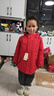 戴維貝拉（DAVE＆BELLA）兒童羽絨服冬裝男童女童加厚外套寶寶紅色年服童裝 曬單實(shí)拍圖