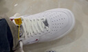 耐克NIKE男空軍一號AF1 AIR FORCE1馬年限定款 運動(dòng)鞋IQ1119-011白41 曬單實(shí)拍圖