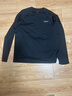 NEDAO【內道馬年限定】網(wǎng)眼跑步長(cháng)袖男女生透氣干爽跑步訓練T新年衣服 夜跑黑（男） XL 曬單實(shí)拍圖