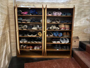 老竹匠 多層鞋柜門(mén)口入戶(hù)柜鞋架家用一體靠墻大容量收納儲物隔斷玄關(guān)柜 曬單實(shí)拍圖