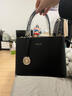 啄木鳥(niǎo)真皮女士包包2025新款百搭時(shí)尚感送媽媽大氣手提包斜挎 黑色【單品】 曬單實(shí)拍圖