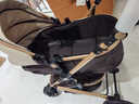 卡馳慕寧德國高檔可坐可躺嬰兒推車(chē)0到3歲輕便可折疊減震新生嬰兒車(chē)手推車(chē) 豪華升級版-酒紅色【推車(chē)+多功能安全提籃】 曬單實(shí)拍圖
