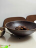 九土手工日式拉面碗粗陶復古盆大號碗大碗專(zhuān)用陶瓷湯盆碗定制餐具 淺霜大碗【大號】約12.4英寸 曬單實(shí)拍圖
