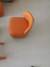 比爾迪客廳小凳子靠背軟包萬(wàn)向輪矮凳坐墩家用換鞋凳茶幾凳皮墩子沙發(fā)凳 橙色【環(huán)保硅膠皮】大號-30高 曬單實(shí)拍圖