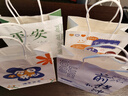 TaTanice禮品袋4個(gè)裝新年禮物手提袋生日禮物包裝袋伴手禮袋紙袋 曬單實(shí)拍圖