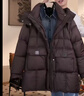 拉倫菲韻高端品牌羽絨服女中長(cháng)款2025冬季新韓版寬松加厚白鴨絨小個(gè)子外套 咖啡色（90輕奢白鴨絨） XL 【135-145斤】 曬單實(shí)拍圖