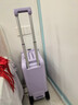 babycare電動(dòng)行李箱智能拉桿箱可坐騎登機旅行箱男女騎行箱 20英寸柔霧紫 曬單實(shí)拍圖