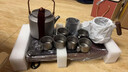 維比西純鈦茶壺煮茶器過(guò)濾沏茶專(zhuān)用泡茶壺辦公室戶(hù)外功夫茶具套裝泡茶器 【輕嵐壺-燒水泡茶】把杯11件套 曬單實(shí)拍圖