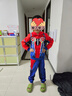 迪士尼（Disney）圣誕節兒童禮物漫威蜘蛛俠變身套裝秋冬款連帽外套兩件套140 CM 曬單實(shí)拍圖