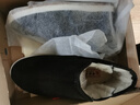 布舍元千層底羊毛混紡棉鞋男鞋中老年防滑老北京布鞋341-2020 黑色 40  曬單實(shí)拍圖