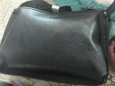 派保爵男士單肩包斜挎包男頭層牛皮柔軟背包大容量休閑潮流橫款男包 曬單實(shí)拍圖