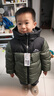 雪中飛【雙面穿】?jì)和鸾q服冬季新款男女童保暖加厚面包服拜年服外套 橄欖綠（單面穿） 120 曬單實(shí)拍圖