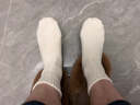 貓人（MiiOW）羊毛襪子男士中筒襪加厚加絨冬季保暖長(cháng)筒毛圈襪2026新款厚襪子 奶白色 5雙 均碼 曬單實(shí)拍圖