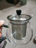 禾艾蘇（heisou）耐熱玻璃茶壺加厚茶水分離簡(jiǎn)約過(guò)濾花茶壺高顏值沏茶壺圍爐煮茶壺 雨潤壺-570ML 曬單實(shí)拍圖