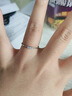 芯奢S925純銀麻花開(kāi)口戒指女士小眾設計高級感單戒可調節食指環(huán)尾戒 S925銀麻花鉆戒指 曬單實(shí)拍圖