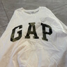 GAP男女裝2025春季新款棉質(zhì)字母logo短袖T恤常規上衣美版570044 曬單實(shí)拍圖