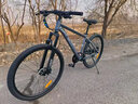 SYKEE山地自行車(chē)成人男款減震女士變速單車(chē)青少年學(xué)生越野油牒公路賽車(chē) 隕石灰-鋁架-輻條輪-油牒 26寸【適合身高160-180CM】 27速【已投保太平洋質(zhì)量責任險】 曬單實(shí)拍圖