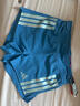 adidas簡(jiǎn)約舒適三條紋跑步運動(dòng)短褲男裝新款阿迪達斯官方KB1491   藍色   M 曬單實(shí)拍圖