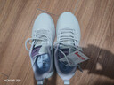 雙星八特女鞋運動(dòng)鞋秋冬季新款棉鞋皮面防水跑步鞋軟底輕便媽媽休閑健步鞋 灰紫 36 曬單實(shí)拍圖