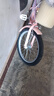 兒童自行車(chē)童車(chē)3-5-7-9歲男女復古英倫風(fēng)折疊腳踏車(chē)12/14/16/18寸 18寸 非折疊【公主粉】黑胎無(wú)后座 曬單實(shí)拍圖