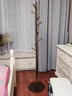 梵儷琳出口實(shí)木衣架落地衣帽架家用掛衣架臥室掛衣架客廳單桿立式衣服架 【實(shí)心】三腿-圓潤8鉤胡桃色 曬單實(shí)拍圖
