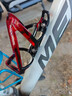 洛克兄弟自行車(chē)水壺架炫彩山地車(chē)公路車(chē)水杯架騎行支架裝備配件 黑紅  曬單實(shí)拍圖