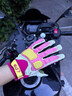 GOLOVEJOY高樂(lè )捷摩托車(chē)騎行手套女四季防曬賽車(chē)復古機車(chē)男全指可觸屏紅M 曬單實(shí)拍圖