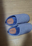 科柔KENROLL男女冬款居家戶(hù)外防滑可機洗長(cháng)幫保暖棉拖鞋 深藍色 42-43 (265mm) 曬單實(shí)拍圖