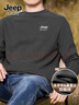 JEEP SPIRIT吉普男士蠶絲羊毛衫冬款加厚保暖圓領(lǐng)長(cháng)袖春衣防風(fēng)鎖溫抗寒打底衫 曬單實(shí)拍圖