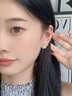Jay仿貓眼石小花耳夾無(wú)耳洞女無(wú)痛耳環(huán)送女友生日禮物 曬單實(shí)拍圖