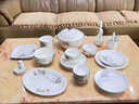 京小米森活高顏值骨瓷碗具套餐景德鎮簡(jiǎn)約碗盤(pán)組合喬遷送禮陶瓷餐具整套 柳岸光明 【骨瓷釉面】 42件套 曬單實(shí)拍圖