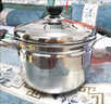 葉余不銹鋼304蒸鍋加厚家用蒸煮瀝米蒸飯小蒸鍋電磁爐燃氣爐雙層一層 單底促銷(xiāo)款(無(wú)) 21cm 曬單實(shí)拍圖