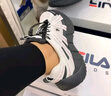 斐樂(lè ) FUSION斐樂(lè )潮牌女鞋2025夏季新款網(wǎng)面透氣運動(dòng)鞋女脊骨鞋2 白中白/影黑灰-BD 39 曬單實(shí)拍圖