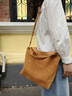 萬(wàn)里馬漫跡系列托特包女手提包休閑通勤包高級感水桶包生日禮物 金棕 曬單實(shí)拍圖