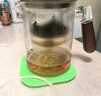叁旬（sanxun）玻璃飄逸杯泡茶壺茶水分離懶人神器家用輕奢高檔功夫茶具套裝 遠山_飄逸壺【透明】+2個(gè)遠山杯 曬單實(shí)拍圖