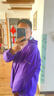 迪卡儂運動(dòng)夾克KIPRUN男跑步防風(fēng)防雨戶(hù)外慢跑上衣沖鋒衣外套 電光紫 XL 曬單實(shí)拍圖